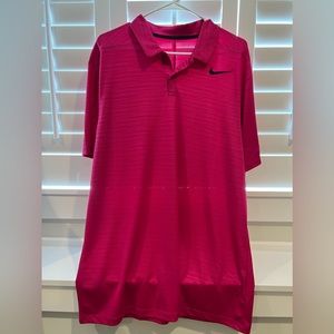 Nike Golf Polo. Dri-fit. Men’s. Magenta/Pink. Size XL.